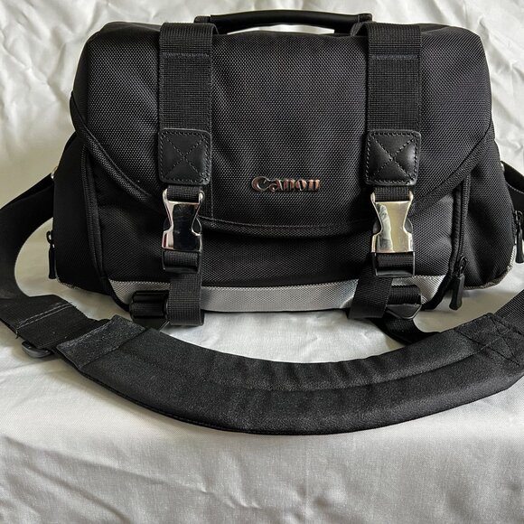 Canon Other - Canon Black Pro Camera Shoulder Bag With Adjustable Strap & Multiple Compartment